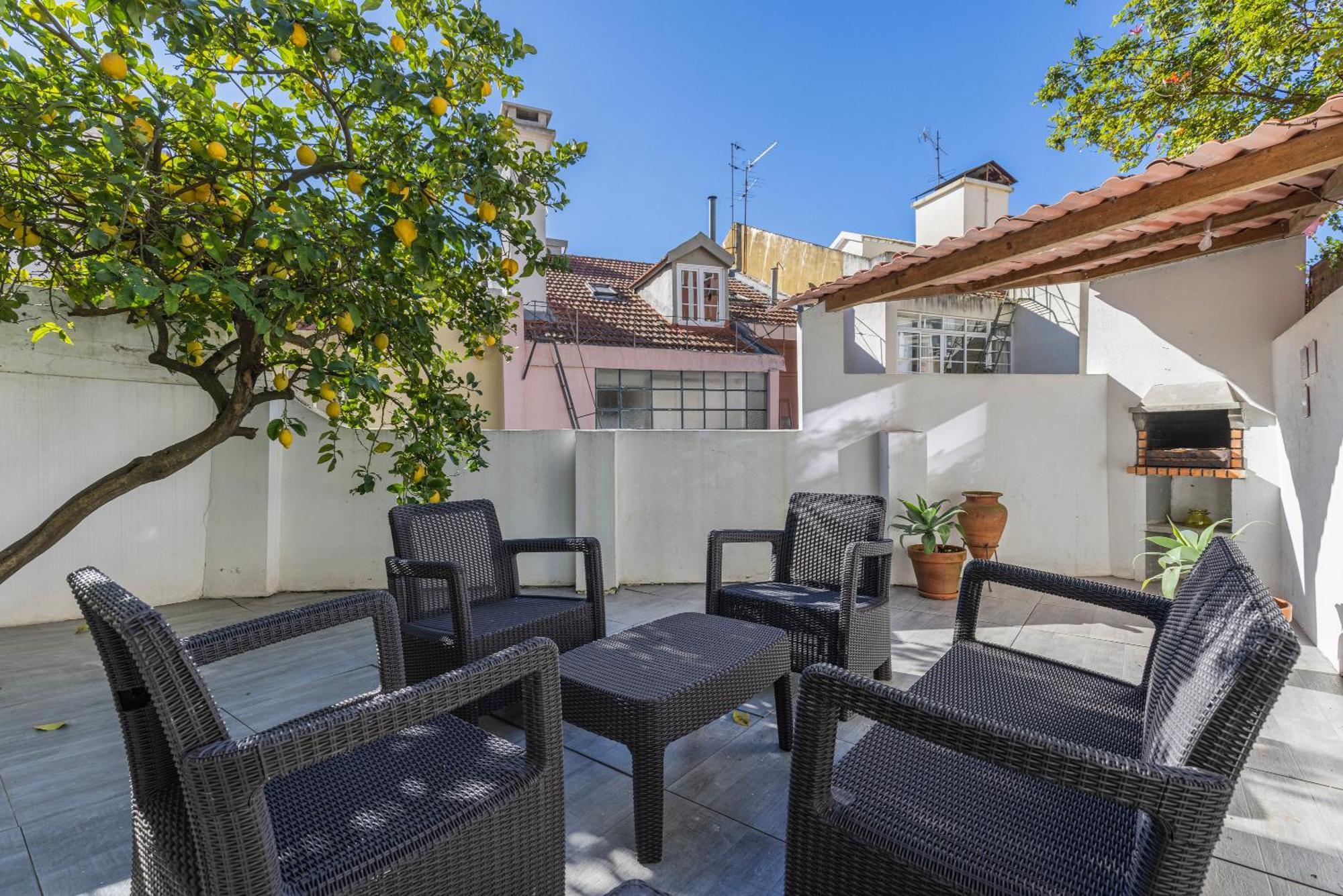 Apartamento Moderno Com Terraco Lisboa Eksteriør bilde